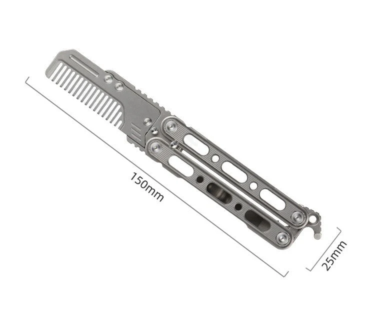 EDC Titanium Gravity Fidget Comb - Image 3