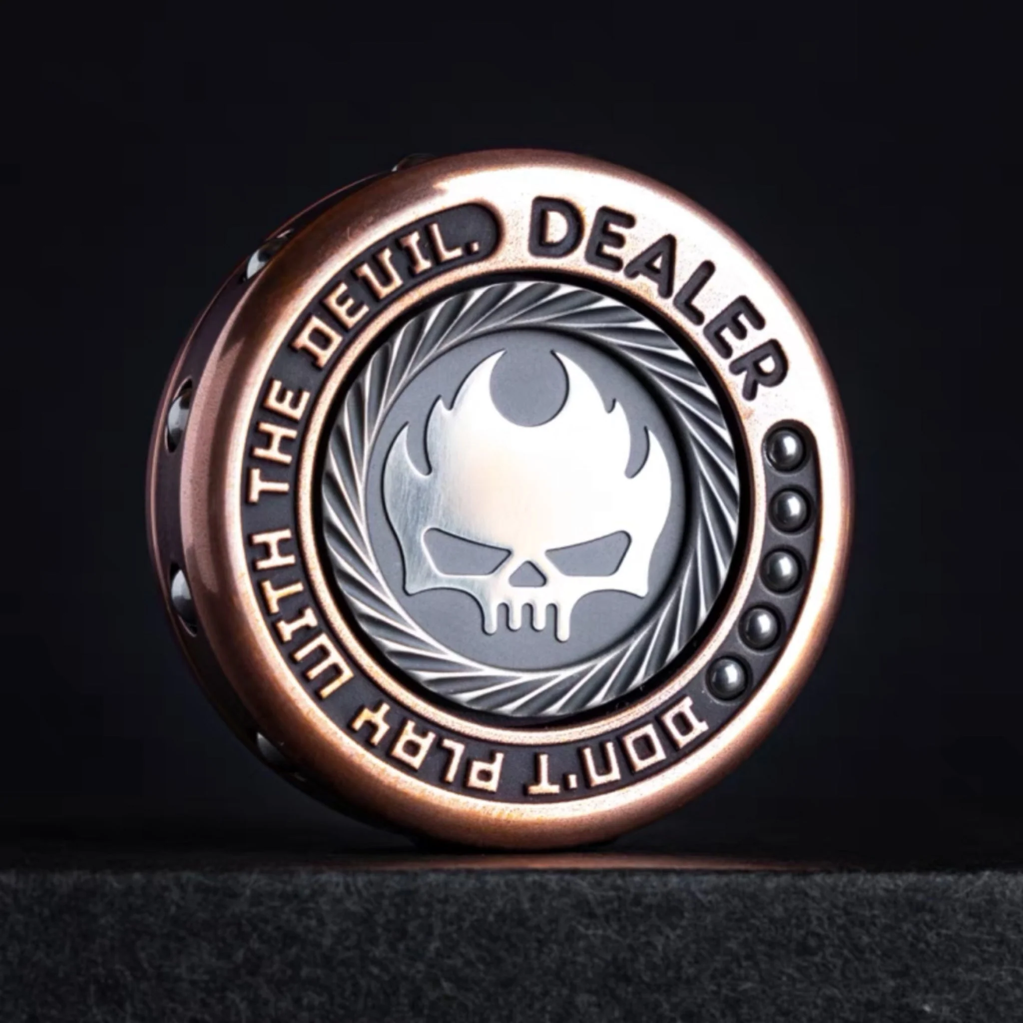Lautie MINI DEALER Coin 2099 Poker Fidget Spinner - Image 3