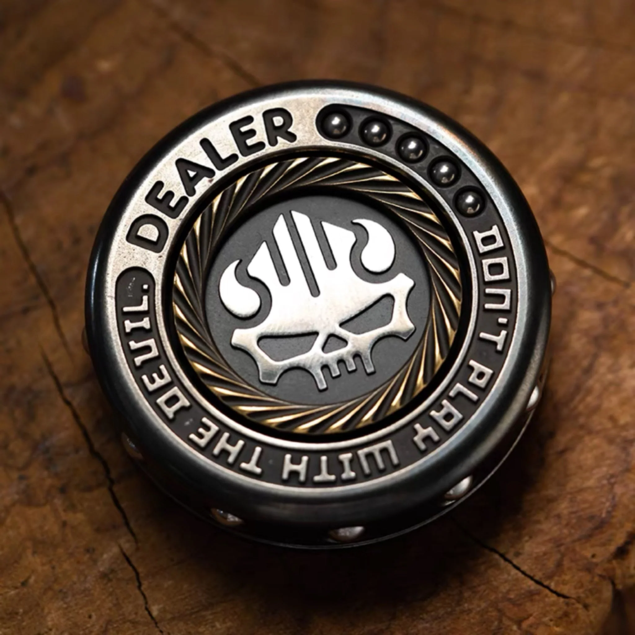 Lautie MINI DEALER Coin 2099 Poker Fidget Spinner - Image 5