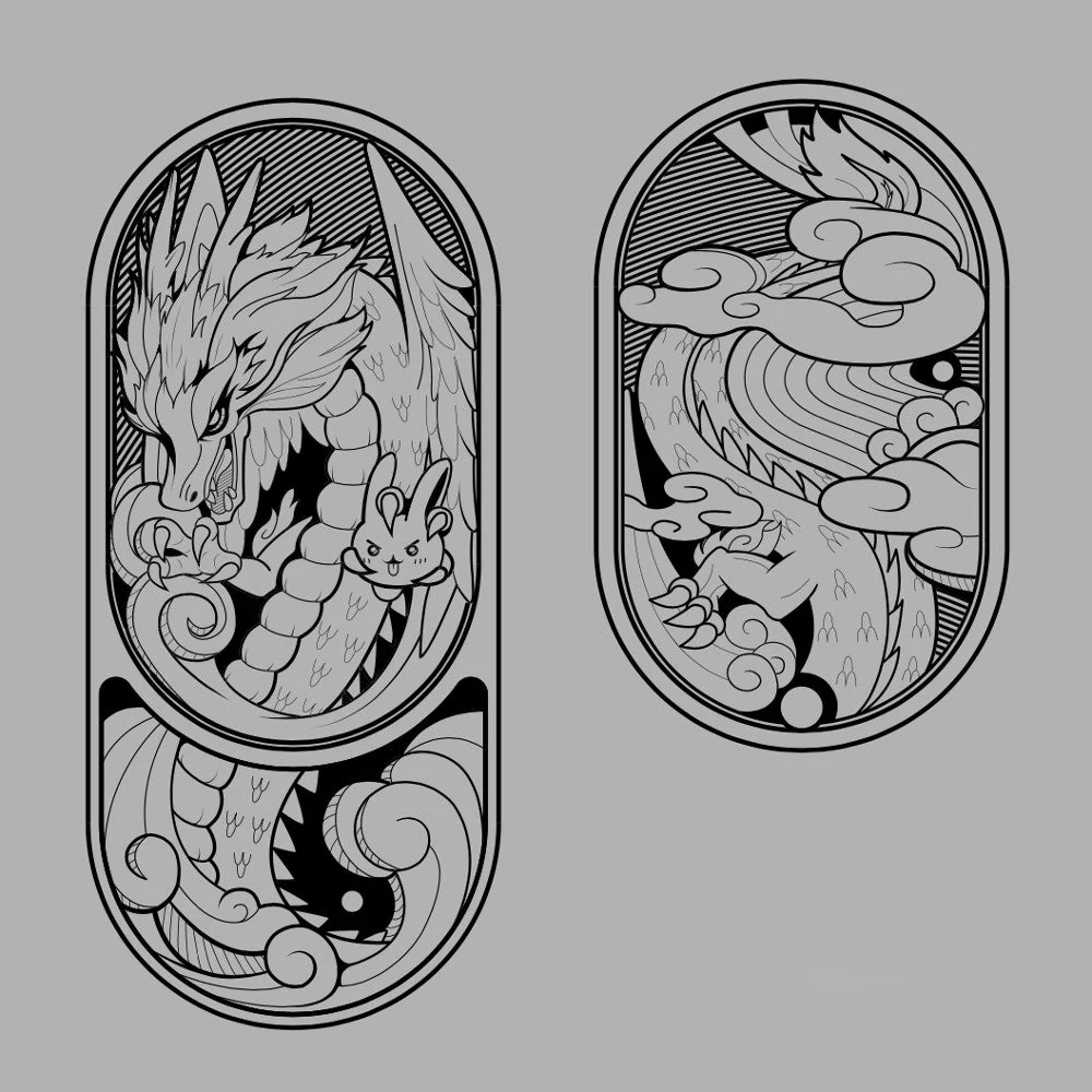 MOT Titanium Dragon Groove Fidget Slider - Image 10