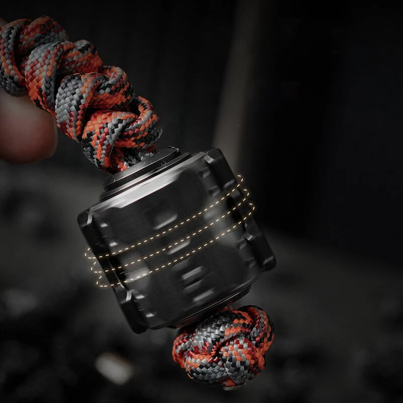 Muyi Sonic Mecha Titanium EDC Knife Bead Fidget Spinner Pendant - Image 15