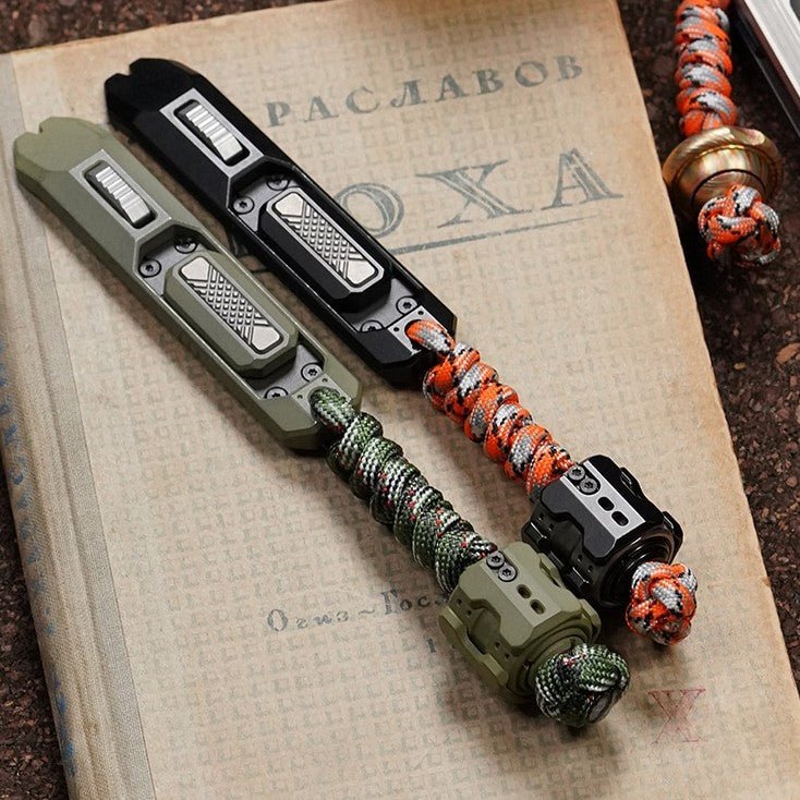 Muyi Cyber Mecha Titanium Fidget Slider EDC Multi-Tool Prybar - Image 10