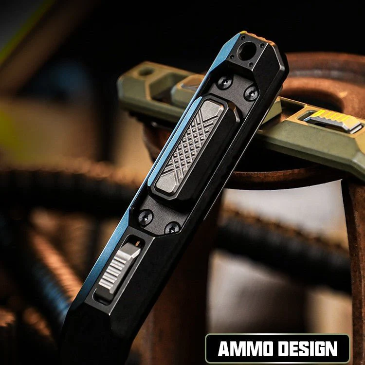 Muyi Cyber Mecha Titanium Fidget Slider EDC Multi-Tool Prybar - Image 4