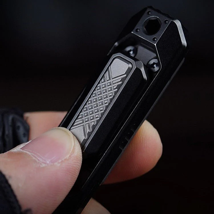 Muyi Cyber Mecha Titanium Fidget Slider EDC Multi-Tool Prybar - Image 5