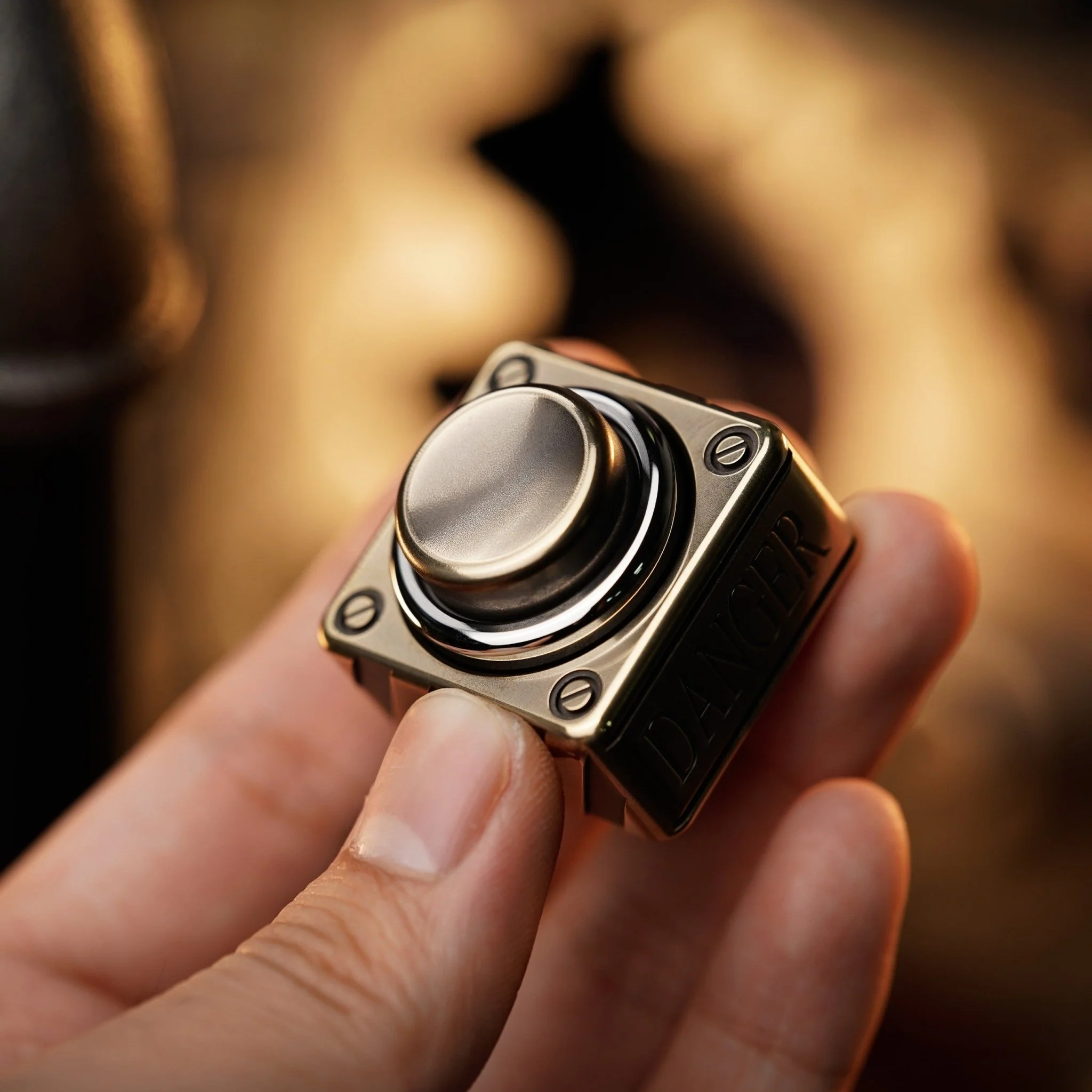 Wanwu DANGER BUTTON Fidget Clicker Spinner - Image 11
