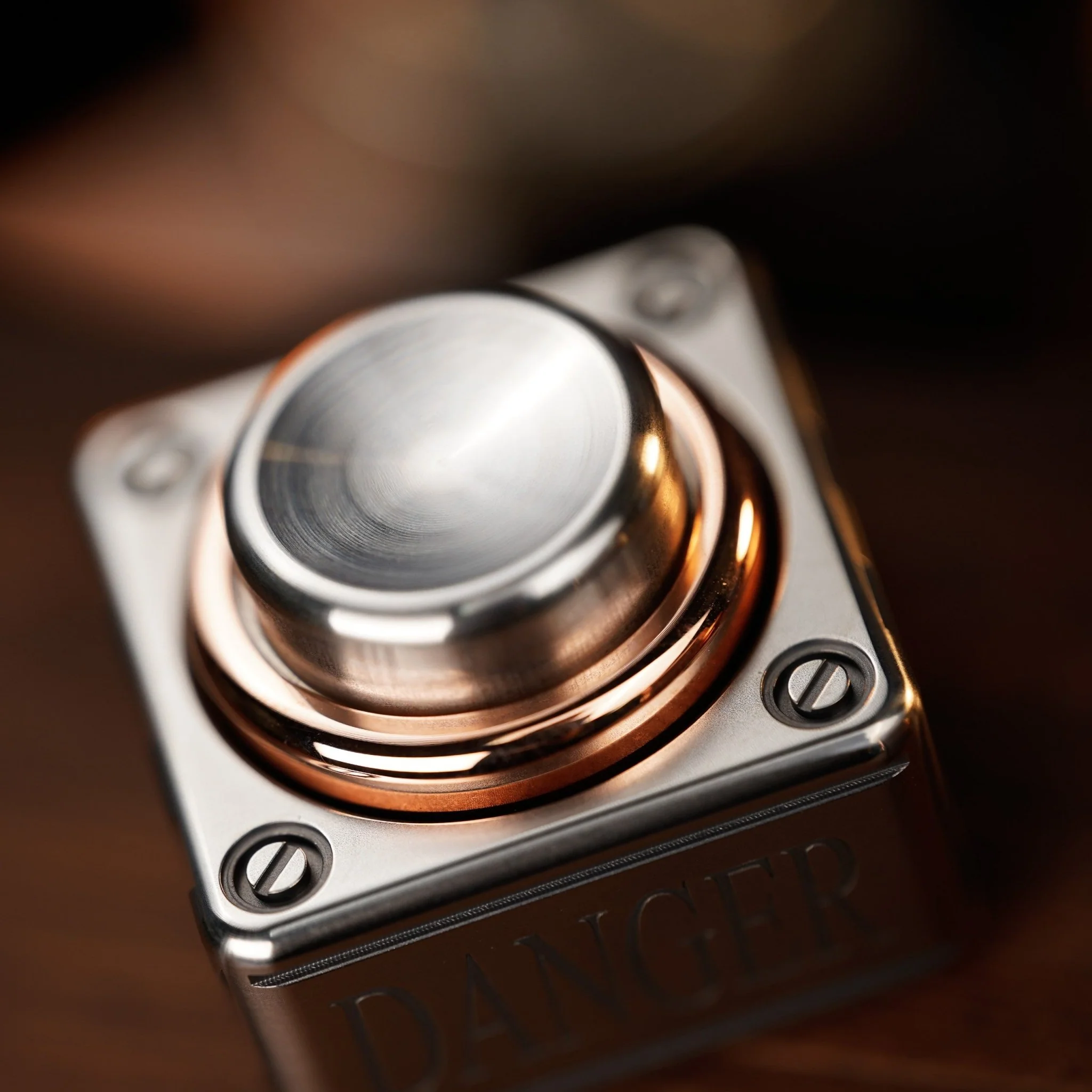 Wanwu DANGER BUTTON Fidget Clicker Spinner - Image 2