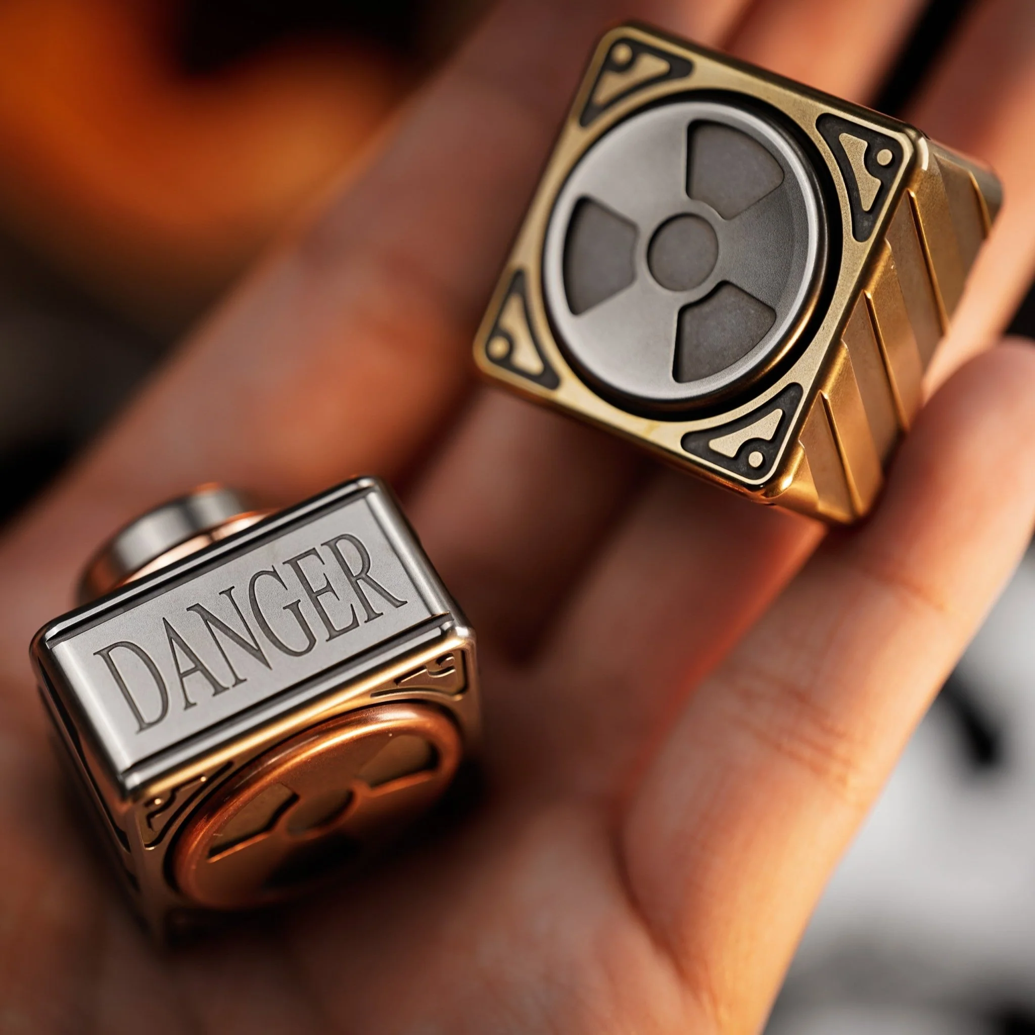 Wanwu DANGER BUTTON Fidget Clicker Spinner - Image 9